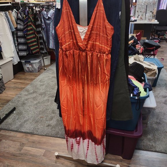 Maxi Sundress in Orange - size 2XL.  Very nice!  From Riley Dress - Picture 1 of 3